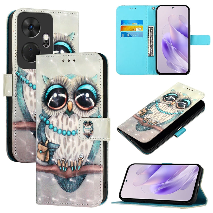 3D Painting Horizontal Flip Leather Phone Case, For Itel A23 Pro / A17, For Itel P55 5G, For Itel RS4, For Itel S24, For Itel P55+, For Itel P55 4G