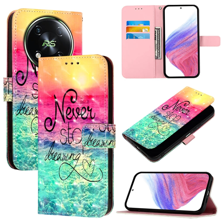 3D Painting Horizontal Flip Leather Phone Case, For Itel A23 Pro / A17, For Itel P55 5G, For Itel RS4, For Itel S24, For Itel P55+, For Itel P55 4G