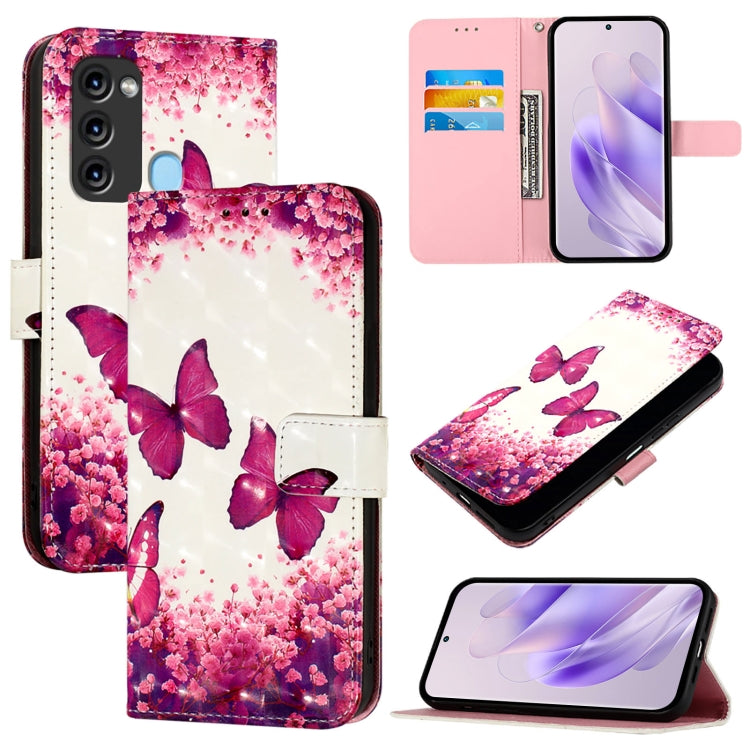 3D Painting Horizontal Flip Leather Phone Case, For Itel P40, For Itel S17 / Vision 3, For Itel A58 / A49, For Itel P17 / A27, For Itel A48