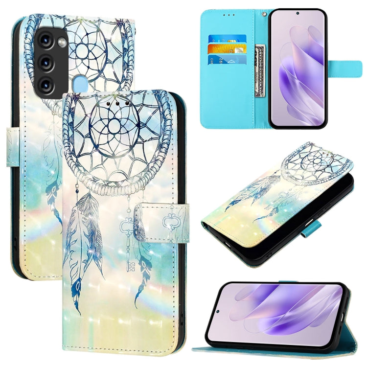 3D Painting Horizontal Flip Leather Phone Case, For Itel P40, For Itel S17 / Vision 3, For Itel A58 / A49, For Itel P17 / A27, For Itel A48