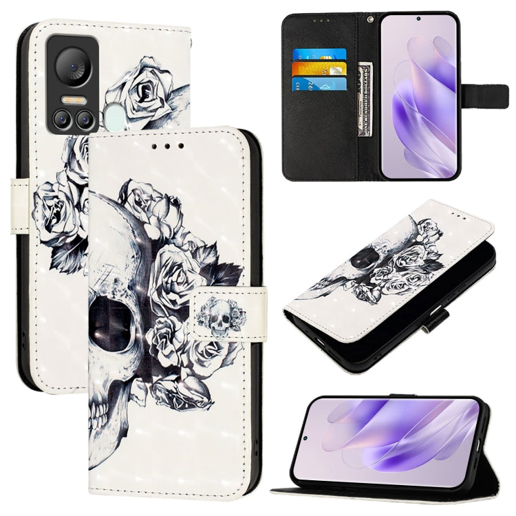 3D Painting Horizontal Flip Leather Phone Case, For Itel A05s, For Itel A70, For Itel A60 / A60s, For Itel S23+, For Itel S23, For Itel S18 / Vision 5