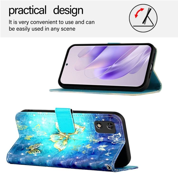 3D Painting Horizontal Flip Leather Phone Case, For Itel A23 Pro / A17, For Itel P55 5G, For Itel RS4, For Itel S24, For Itel P55+, For Itel P55 4G