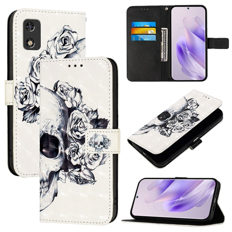 3D Painting Horizontal Flip Leather Phone Case, For Itel A23 Pro / A17, For Itel P55 5G, For Itel RS4, For Itel S24, For Itel P55+, For Itel P55 4G
