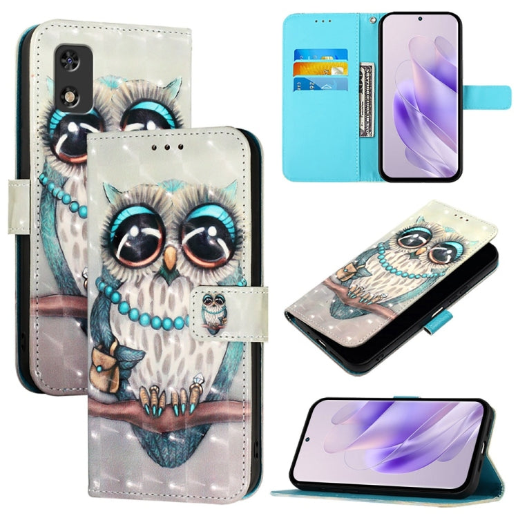 3D Painting Horizontal Flip Leather Phone Case, For Itel A23 Pro / A17, For Itel P55 5G, For Itel RS4, For Itel S24, For Itel P55+, For Itel P55 4G
