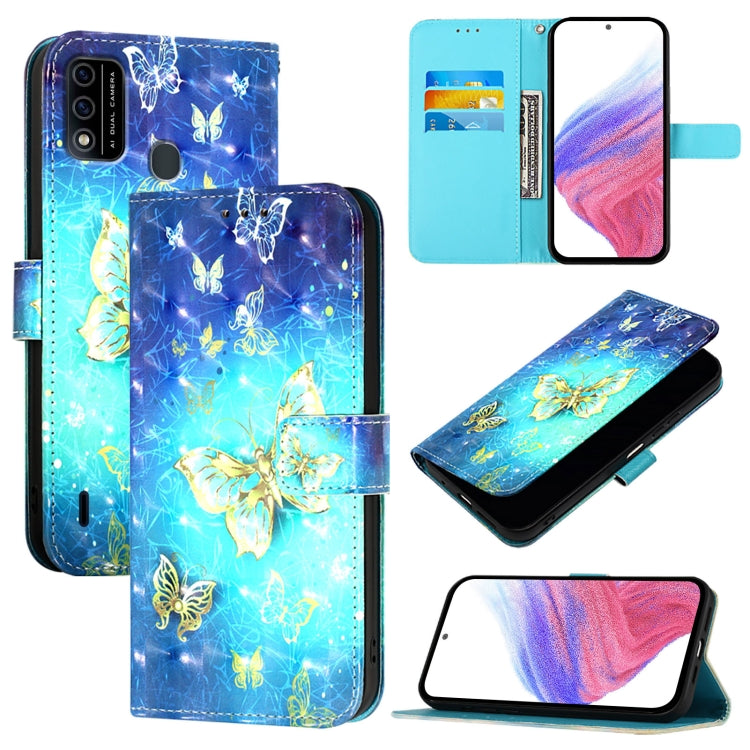 3D Painting Horizontal Flip Leather Phone Case, For Itel P40, For Itel S17 / Vision 3, For Itel A58 / A49, For Itel P17 / A27, For Itel A48