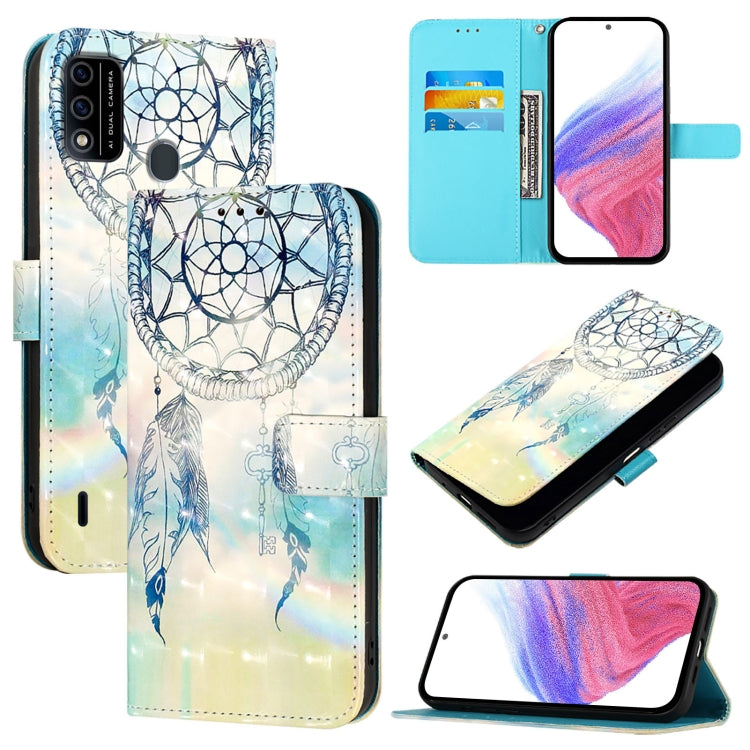 3D Painting Horizontal Flip Leather Phone Case, For Itel P40, For Itel S17 / Vision 3, For Itel A58 / A49, For Itel P17 / A27, For Itel A48