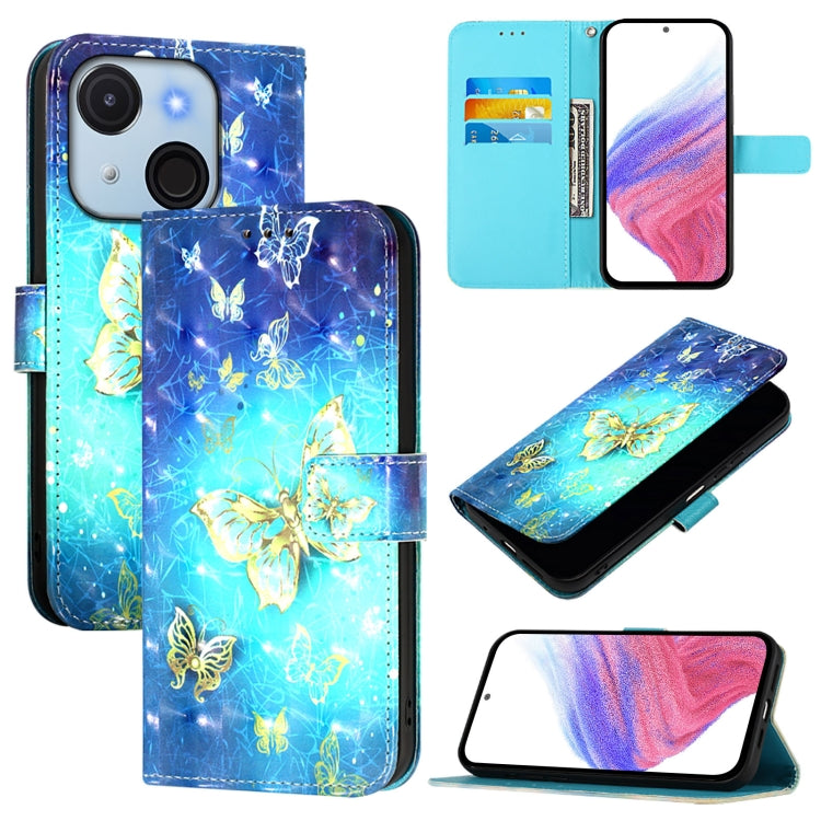3D Painting Horizontal Flip Leather Phone Case, For itel A95 5G, For Itel A90 4G, For itel City 100, For itel A80 4G, For itel A50C, For Itel A50
