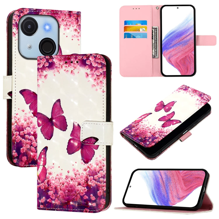 3D Painting Horizontal Flip Leather Phone Case, For itel A95 5G, For Itel A90 4G, For itel City 100, For itel A80 4G, For itel A50C, For Itel A50