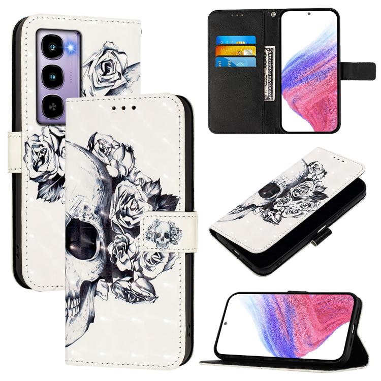 3D Painting Horizontal Flip Leather Phone Case, For itel A95 5G, For Itel A90 4G, For itel City 100, For itel A80 4G, For itel A50C, For Itel A50
