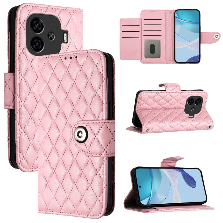Rhombic Texture Flip Leather Phone Case with Lanyard, For vivo iQOO Z9 / Z9 Turbo, For vivo Y200e / Y100 IDN, For vivo T3 5G IDN / V40 SE, For vivo V30 / V30 Pro, For vivo V29e / Y200 / V30 Lite, For vivo X100 Pro, For vivo X100                        ...