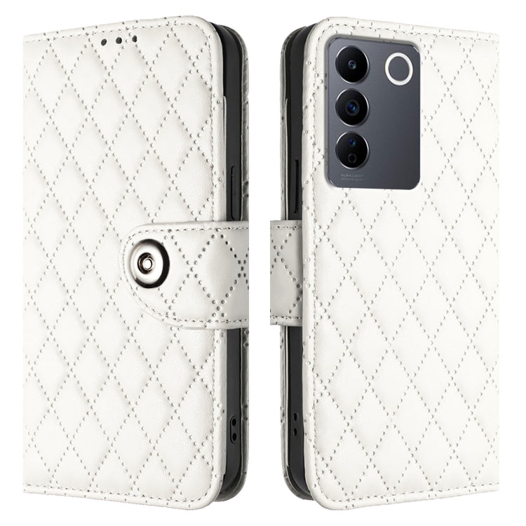 Rhombic Texture Flip Leather Phone Case with Lanyard, For vivo V27e / T2, For vivo Y72 5G / iQOO Z3 / Y52 5G, For vivo Y35 4G / Y22s / Y22, For vivo Y77 / Y77e, For vivo Y55s 2023 / Y55 5G / Y75 5G, For vivo T1 5G / iQOO U5e, For vivo Y30 5G / Y33e    ...