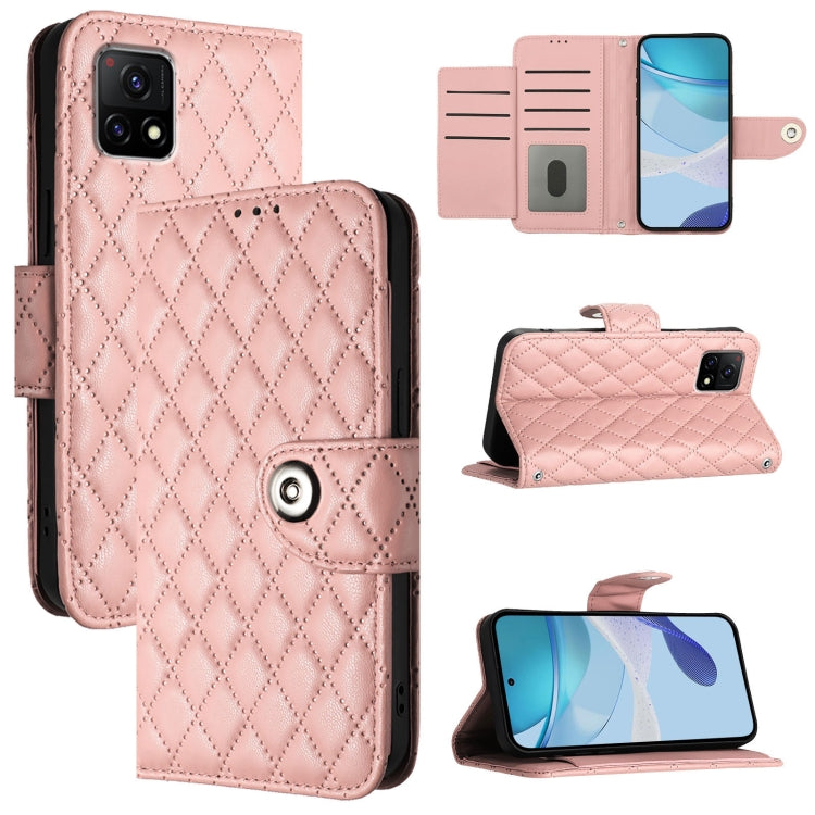 Rhombic Texture Flip Leather Phone Case with Lanyard, For vivo Y76 5G, For vivo Y51 2020 India / Y31 India, For vivo Y53s 5G / Y51a / Y33, For vivo Y52s 5G / iQOO U3, For vivo Y31s 5G / Y72 5G India, For vivo Y70s, For vivo Y30 4G Global               ...