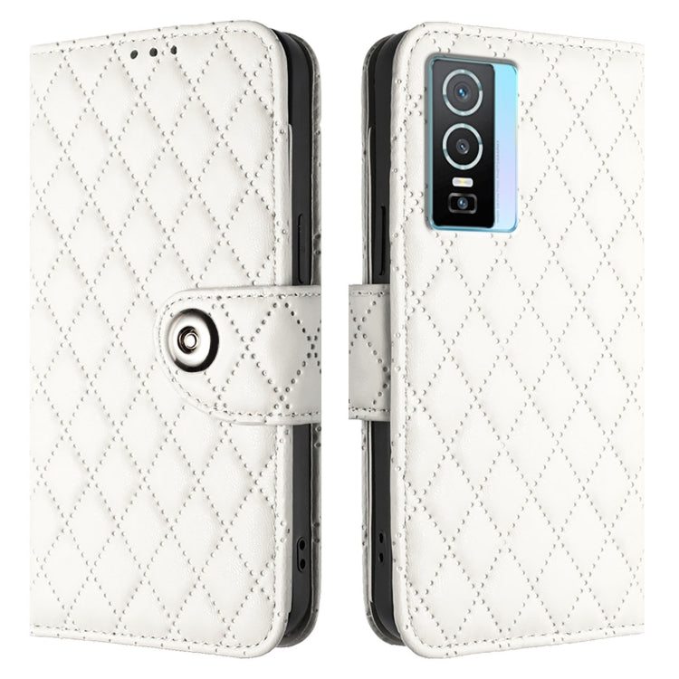 Rhombic Texture Flip Leather Phone Case with Lanyard, For vivo Y76 5G, For vivo Y51 2020 India / Y31 India, For vivo Y53s 5G / Y51a / Y33, For vivo Y52s 5G / iQOO U3, For vivo Y31s 5G / Y72 5G India, For vivo Y70s, For vivo Y30 4G Global               ...
