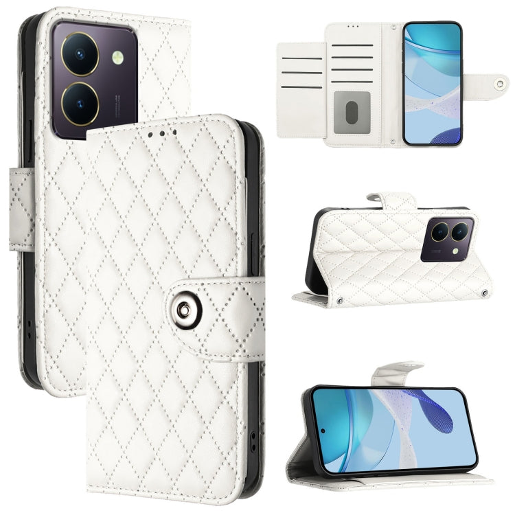 Rhombic Texture Flip Leather Phone Case with Lanyard, For vivo Y27 5G / Y27s, For vivo V29 / V29 Pro, For vivo Y17s 4G / Y17s 5G India, For vivo Y02A / Y02 / Y11 2023 / Y02t, For vivo Y78+ / Y78 / V29 Lite, For vivo Y56 / Y16 / Y02s                    ...