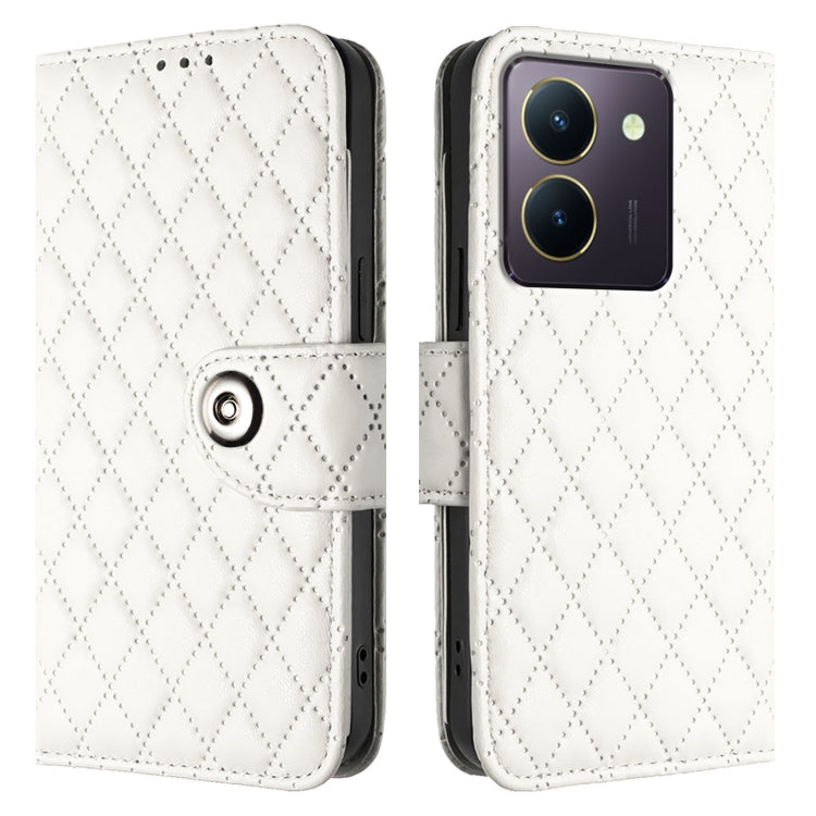 Rhombic Texture Flip Leather Phone Case with Lanyard, For vivo Y27 5G / Y27s, For vivo V29 / V29 Pro, For vivo Y17s 4G / Y17s 5G India, For vivo Y02A / Y02 / Y11 2023 / Y02t, For vivo Y78+ / Y78 / V29 Lite, For vivo Y56 / Y16 / Y02s                    ...