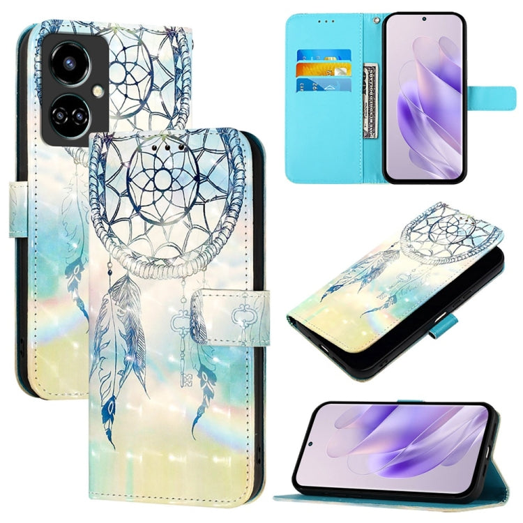 3D Painting Horizontal Flip Leather Phone Case, For Tecno Pova 4, For Tecno Pova Neo 2, For Tecno Spark 9, For Tecno Camon 19, For Tecno Camon 19 Neo, For Tecno Spark 6 Go