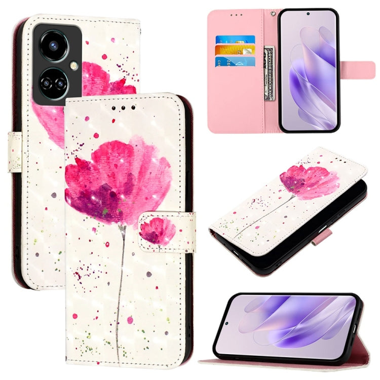 3D Painting Horizontal Flip Leather Phone Case, For Tecno Pova 4, For Tecno Pova Neo 2, For Tecno Spark 9, For Tecno Camon 19, For Tecno Camon 19 Neo, For Tecno Spark 6 Go