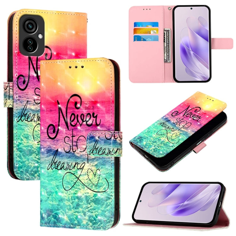 3D Painting Horizontal Flip Leather Phone Case, For Tecno Pova 4, For Tecno Pova Neo 2, For Tecno Spark 9, For Tecno Camon 19, For Tecno Camon 19 Neo, For Tecno Spark 6 Go