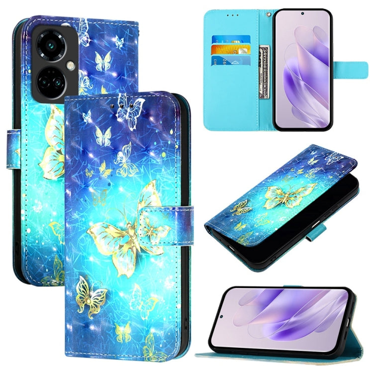 3D Painting Horizontal Flip Leather Phone Case, For Tecno Spark 10 5G, For Tecno Spark 10C, For Tecno Spark 10 4G, For Tecno Spark 10 Pro, For Tecno Camon 19 Pro 5G, For Tecno Pova 4 Pro