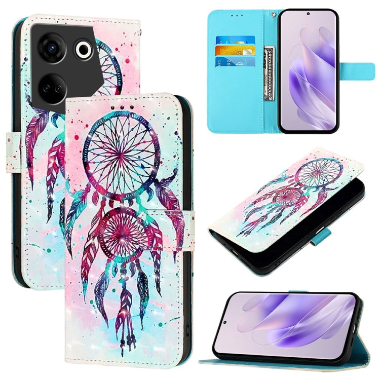 3D Painting Horizontal Flip Leather Phone Case, For Tecno Pova Neo 3, For Tecno Pova 5 4G, For Tecno Camon 20 Premier, For Tecno Camon 20 Pro 5G, For Tecno Camon 20 / 20 Pro 4G, For Tecno Spark Go 2023 / Pop 7