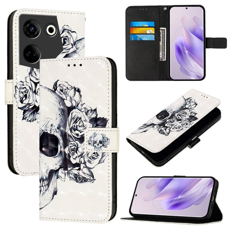 3D Painting Horizontal Flip Leather Phone Case, For Tecno Pova Neo 3, For Tecno Pova 5 4G, For Tecno Camon 20 Premier, For Tecno Camon 20 Pro 5G, For Tecno Camon 20 / 20 Pro 4G, For Tecno Spark Go 2023 / Pop 7