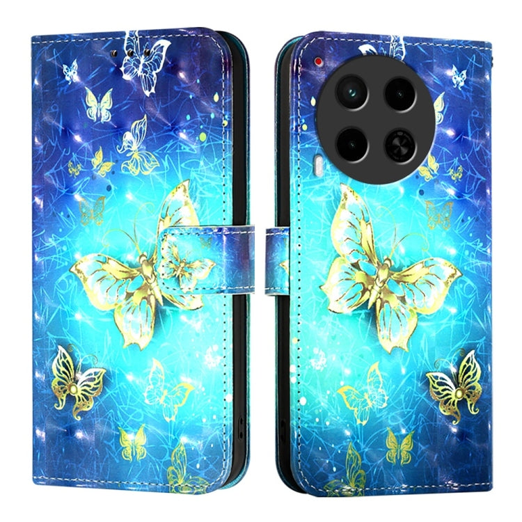 3D Painting Horizontal Flip Leather Phone Case, For Tecno Camon 30 4G / 5G, For Tecno Spark 20 Pro+, For Tecno Spark 20 Pro, For Tecno Spark Go 2024 / Spark 20C, For Tecno Spark 20, For Tecno Pova 5 Pro 5G