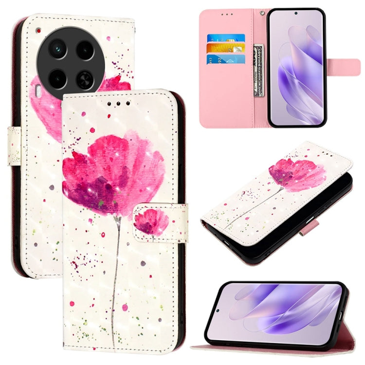 3D Painting Horizontal Flip Leather Phone Case, For Tecno Camon 30 4G / 5G, For Tecno Spark 20 Pro+, For Tecno Spark 20 Pro, For Tecno Spark Go 2024 / Spark 20C, For Tecno Spark 20, For Tecno Pova 5 Pro 5G
