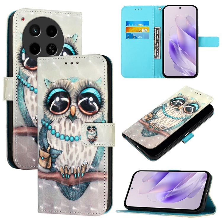 3D Painting Horizontal Flip Leather Phone Case, For Tecno Camon 30 4G / 5G, For Tecno Spark 20 Pro+, For Tecno Spark 20 Pro, For Tecno Spark Go 2024 / Spark 20C, For Tecno Spark 20, For Tecno Pova 5 Pro 5G