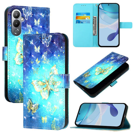 3D Painting Horizontal Flip Leather Phone Case, For Tecno Pova 4, For Tecno Pova Neo 2, For Tecno Spark 9, For Tecno Camon 19, For Tecno Camon 19 Neo, For Tecno Spark 6 Go