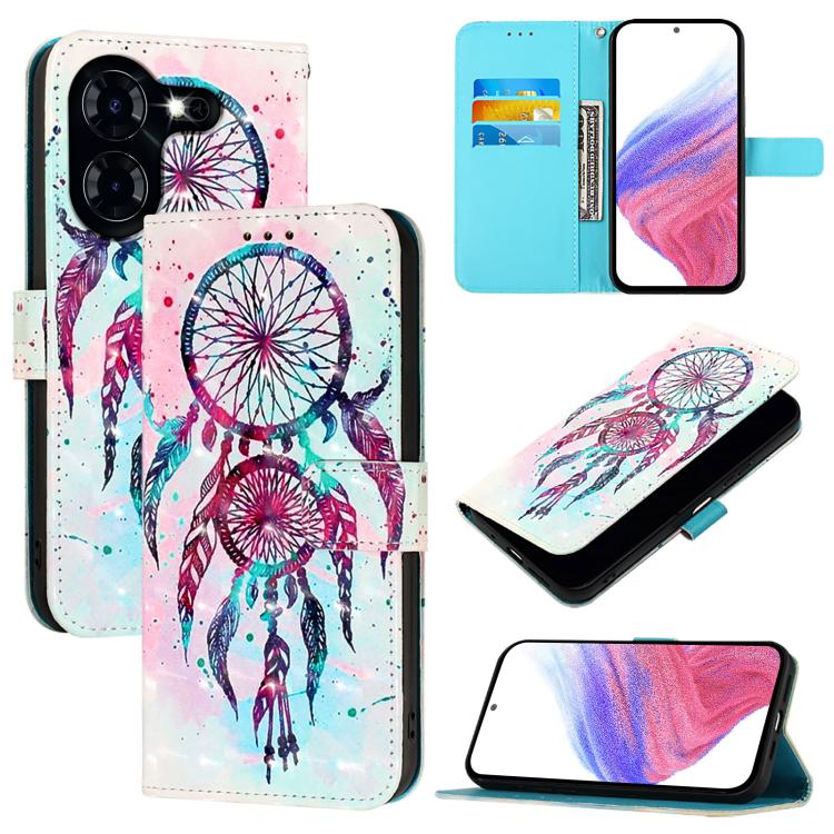3D Painting Horizontal Flip Leather Phone Case, For Tecno Pova Neo 3, For Tecno Pova 5 4G, For Tecno Camon 20 Premier, For Tecno Camon 20 Pro 5G, For Tecno Camon 20 / 20 Pro 4G, For Tecno Spark Go 2023 / Pop 7
