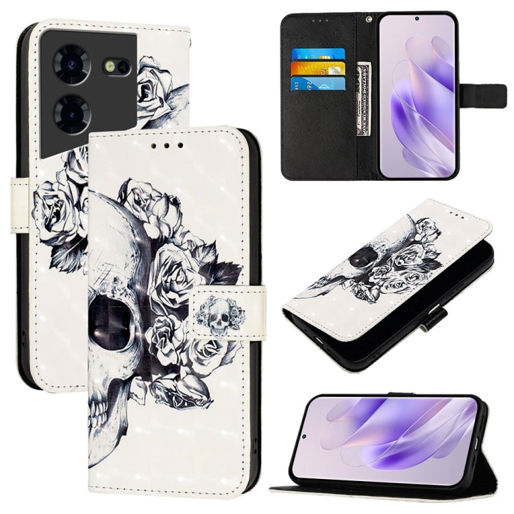 3D Painting Horizontal Flip Leather Phone Case, For Tecno Camon 30 4G / 5G, For Tecno Spark 20 Pro+, For Tecno Spark 20 Pro, For Tecno Spark Go 2024 / Spark 20C, For Tecno Spark 20, For Tecno Pova 5 Pro 5G