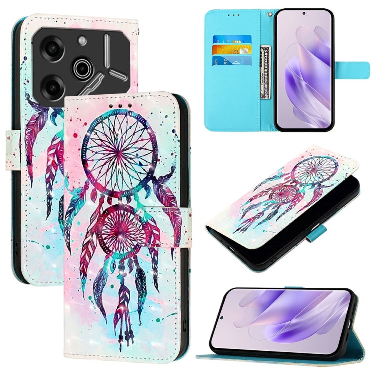 3D Painting Horizontal Flip Leather Phone Case, For Tecno Spark 10 Pro Magic Magenta, For Tecno Pova 6 Neo, For Tecno Pova 6 4G, For Tecno Pova 6 5G / Pova 6 Pro, For Tecno Camon 30 Pro, For Tecno Camon 30 Premier