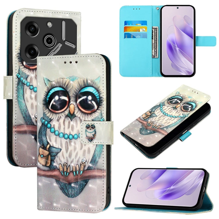 3D Painting Horizontal Flip Leather Phone Case, For Tecno Spark 10 Pro Magic Magenta, For Tecno Pova 6 Neo, For Tecno Pova 6 4G, For Tecno Pova 6 5G / Pova 6 Pro, For Tecno Camon 30 Pro, For Tecno Camon 30 Premier