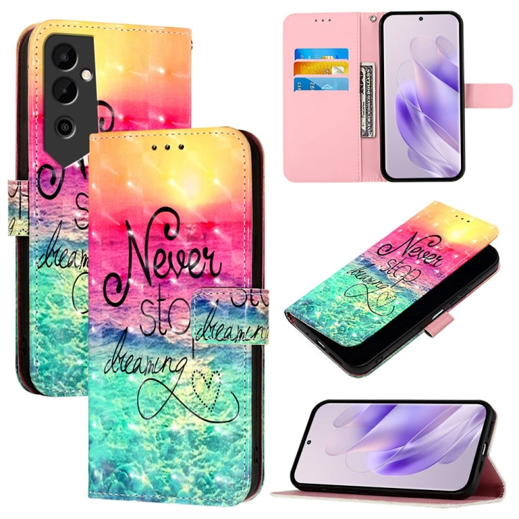 3D Painting Horizontal Flip Leather Phone Case, For Tecno Pova 4, For Tecno Pova Neo 2, For Tecno Spark 9, For Tecno Camon 19, For Tecno Camon 19 Neo, For Tecno Spark 6 Go