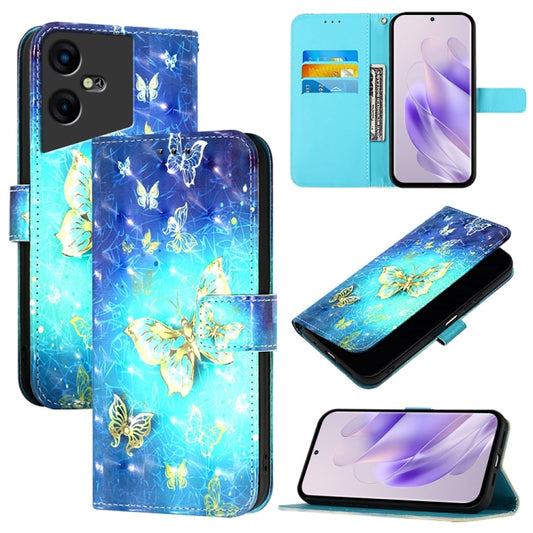 3D Painting Horizontal Flip Leather Phone Case, For Tecno Pova Neo 3, For Tecno Pova 5 4G, For Tecno Camon 20 Premier, For Tecno Camon 20 Pro 5G, For Tecno Camon 20 / 20 Pro 4G, For Tecno Spark Go 2023 / Pop 7