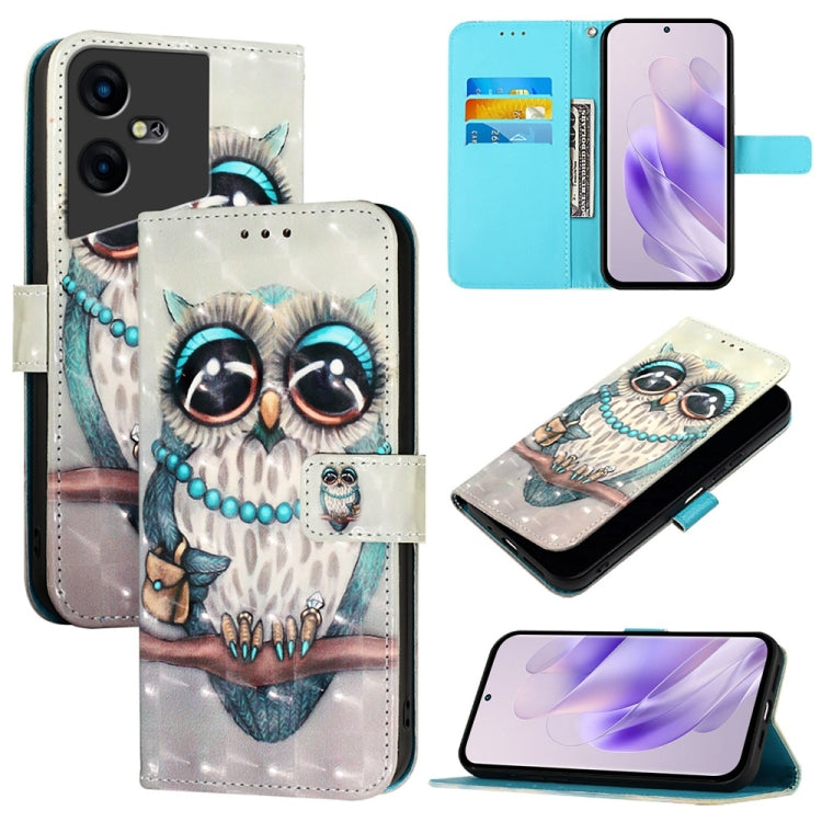 3D Painting Horizontal Flip Leather Phone Case, For Tecno Pova Neo 3, For Tecno Pova 5 4G, For Tecno Camon 20 Premier, For Tecno Camon 20 Pro 5G, For Tecno Camon 20 / 20 Pro 4G, For Tecno Spark Go 2023 / Pop 7