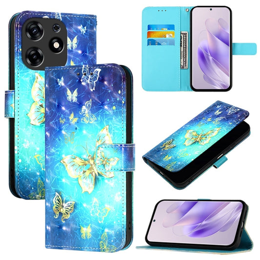 3D Painting Horizontal Flip Leather Phone Case, For Tecno Spark 10 Pro Magic Magenta, For Tecno Pova 6 Neo, For Tecno Pova 6 4G, For Tecno Pova 6 5G / Pova 6 Pro, For Tecno Camon 30 Pro, For Tecno Camon 30 Premier