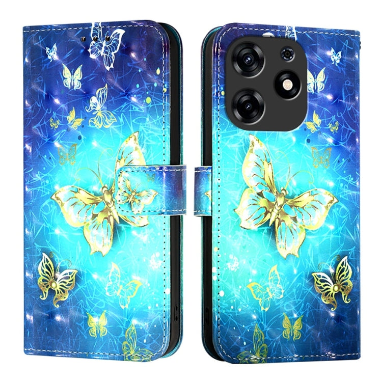 3D Painting Horizontal Flip Leather Phone Case, For Tecno Spark 10 Pro Magic Magenta, For Tecno Pova 6 Neo, For Tecno Pova 6 4G, For Tecno Pova 6 5G / Pova 6 Pro, For Tecno Camon 30 Pro, For Tecno Camon 30 Premier