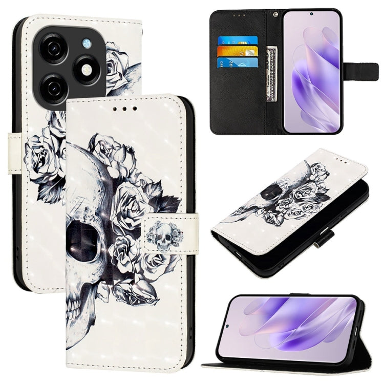 3D Painting Horizontal Flip Leather Phone Case, For Tecno Camon 30 4G / 5G, For Tecno Spark 20 Pro+, For Tecno Spark 20 Pro, For Tecno Spark Go 2024 / Spark 20C, For Tecno Spark 20, For Tecno Pova 5 Pro 5G