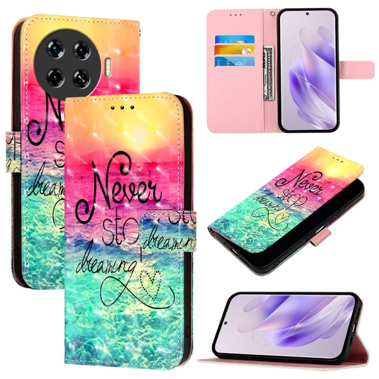 3D Painting Horizontal Flip Leather Phone Case, For Tecno Camon 30 4G / 5G, For Tecno Spark 20 Pro+, For Tecno Spark 20 Pro, For Tecno Spark Go 2024 / Spark 20C, For Tecno Spark 20, For Tecno Pova 5 Pro 5G