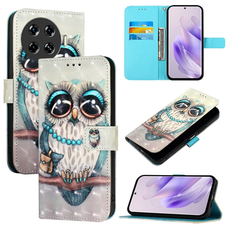 3D Painting Horizontal Flip Leather Phone Case, For Tecno Camon 30 4G / 5G, For Tecno Spark 20 Pro+, For Tecno Spark 20 Pro, For Tecno Spark Go 2024 / Spark 20C, For Tecno Spark 20, For Tecno Pova 5 Pro 5G
