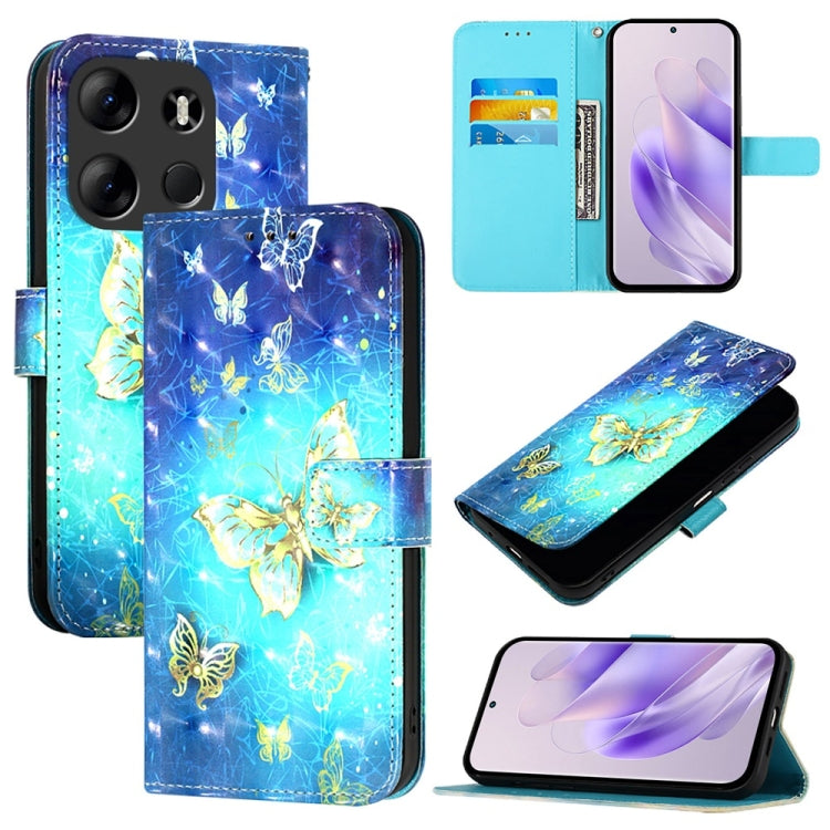 3D Painting Horizontal Flip Leather Phone Case, For Tecno Pova Neo 3, For Tecno Pova 5 4G, For Tecno Camon 20 Premier, For Tecno Camon 20 Pro 5G, For Tecno Camon 20 / 20 Pro 4G, For Tecno Spark Go 2023 / Pop 7