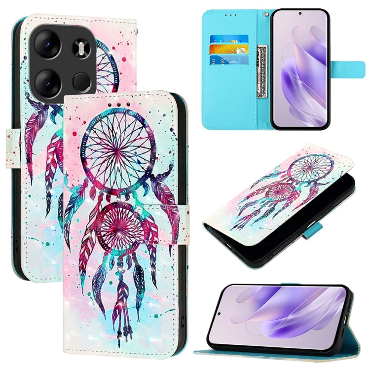 3D Painting Horizontal Flip Leather Phone Case, For Tecno Pova Neo 3, For Tecno Pova 5 4G, For Tecno Camon 20 Premier, For Tecno Camon 20 Pro 5G, For Tecno Camon 20 / 20 Pro 4G, For Tecno Spark Go 2023 / Pop 7