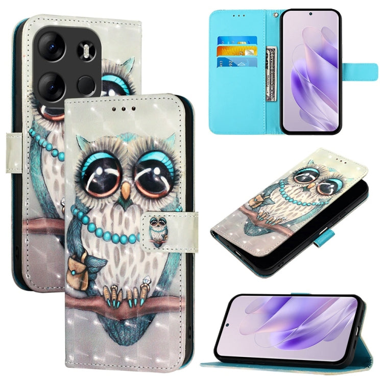 3D Painting Horizontal Flip Leather Phone Case, For Tecno Pova Neo 3, For Tecno Pova 5 4G, For Tecno Camon 20 Premier, For Tecno Camon 20 Pro 5G, For Tecno Camon 20 / 20 Pro 4G, For Tecno Spark Go 2023 / Pop 7