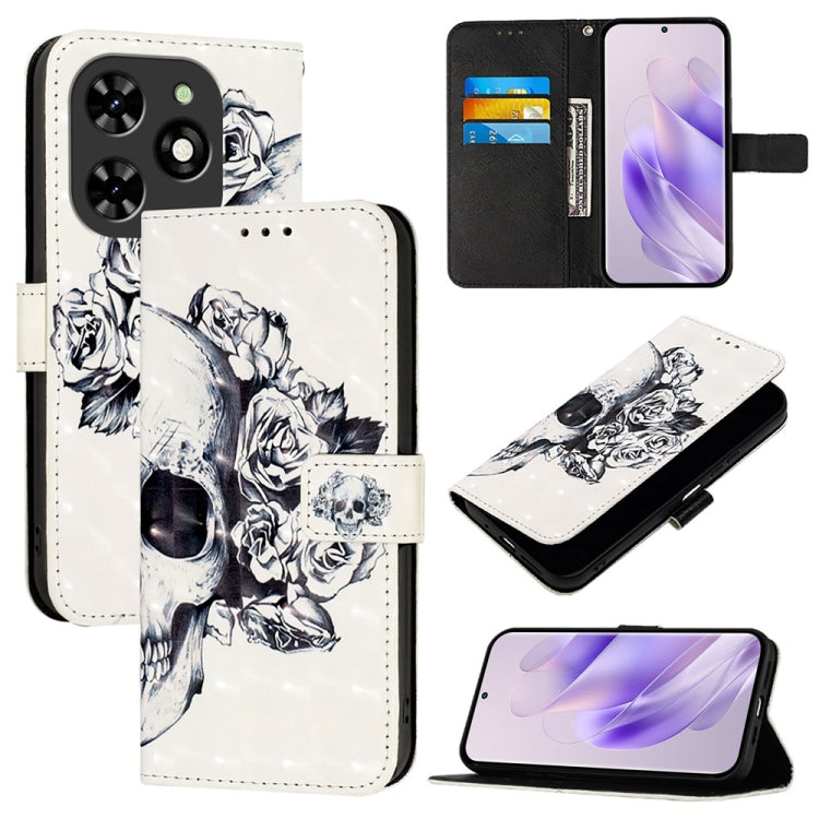 3D Painting Horizontal Flip Leather Phone Case, For Tecno Camon 30 4G / 5G, For Tecno Spark 20 Pro+, For Tecno Spark 20 Pro, For Tecno Spark Go 2024 / Spark 20C, For Tecno Spark 20, For Tecno Pova 5 Pro 5G