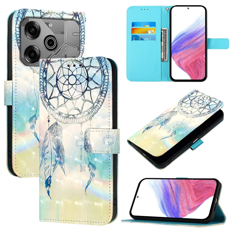 3D Painting Horizontal Flip Leather Phone Case, For Tecno Spark 10 Pro Magic Magenta, For Tecno Pova 6 Neo, For Tecno Pova 6 4G, For Tecno Pova 6 5G / Pova 6 Pro, For Tecno Camon 30 Pro, For Tecno Camon 30 Premier