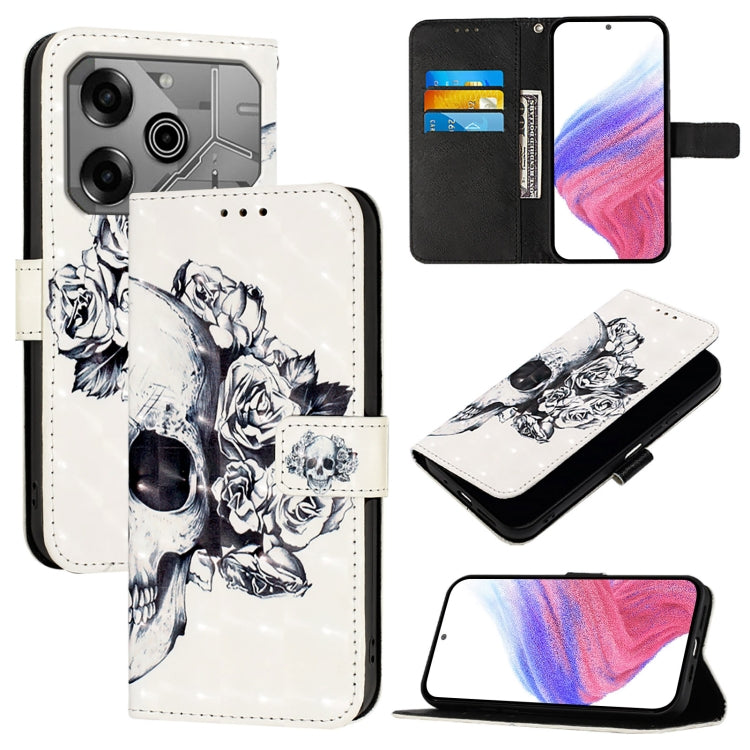 3D Painting Horizontal Flip Leather Phone Case, For Tecno Spark 10 Pro Magic Magenta, For Tecno Pova 6 Neo, For Tecno Pova 6 4G, For Tecno Pova 6 5G / Pova 6 Pro, For Tecno Camon 30 Pro, For Tecno Camon 30 Premier