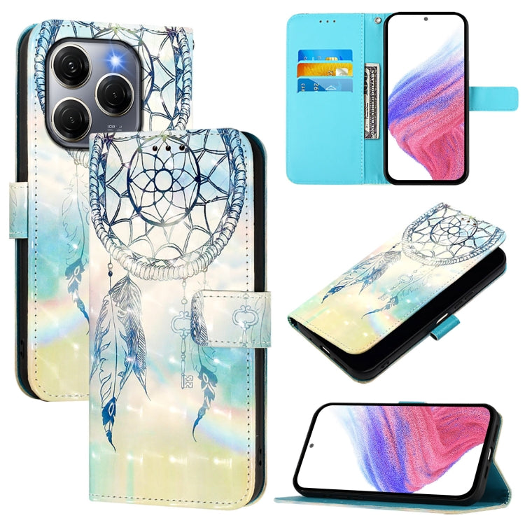 3D Painting Horizontal Flip Leather Phone Case, For Tecno Camon 50 4G, For Tecno Spark 30 5G / Pova 6 Neo 5G, For Tecno Spark Go 1 / Go 2025, For Tecno Spark 30C, For Tecno Spark 20 Pro 5G, For Tecno Pop 6C