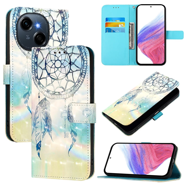 3D Painting Horizontal Flip Leather Phone Case, For Tecno Camon 50 4G, For Tecno Spark 30 5G / Pova 6 Neo 5G, For Tecno Spark Go 1 / Go 2025, For Tecno Spark 30C, For Tecno Spark 20 Pro 5G, For Tecno Pop 6C