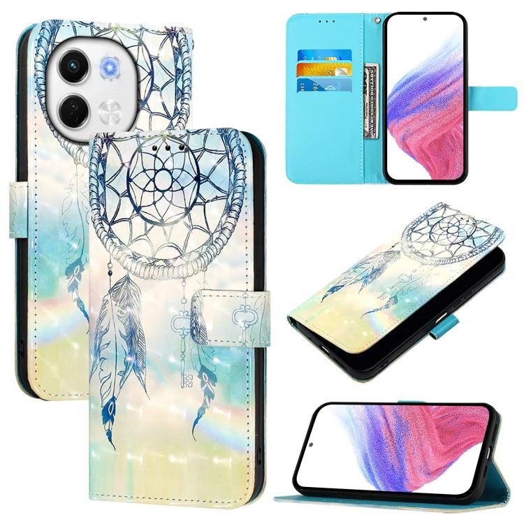 3D Painting Horizontal Flip Leather Phone Case, For Tecno Camon 50 4G, For Tecno Spark 30 5G / Pova 6 Neo 5G, For Tecno Spark Go 1 / Go 2025, For Tecno Spark 30C, For Tecno Spark 20 Pro 5G, For Tecno Pop 6C
